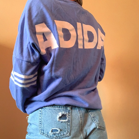 adidas periwinkle sweatshirt